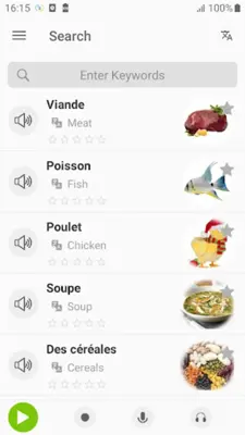 French Vocabulary - Awabe android App screenshot 0